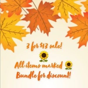 Fall Savings! 🌻